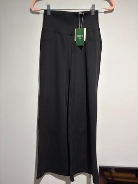 HALARA Black High-Rise Wide Leg Pants